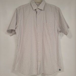 Peter Millar Patterned Men's Button Up Shirt Size Medium